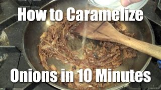 How to Quickly Caramelize Onions  Review [upl. by Norvol]