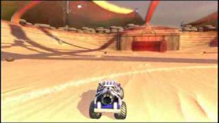 Supersonic Acrobatic Rocket Powered Battle Cars Video [upl. by Lebbie]