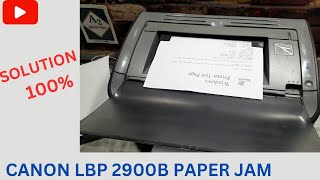 canon lbp 2900  canon lbp 2900b paper jam problem  how to fix canon printer paper jam [upl. by Schwitzer]