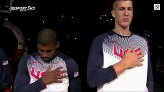 USA vs Serbia US national anthem [upl. by Conners]