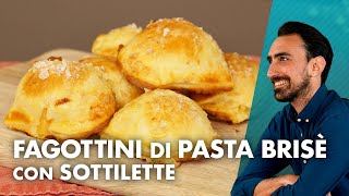 Fagottini di pasta brisée con Sottilette® CALCIO BALILLA [upl. by Tneciv]