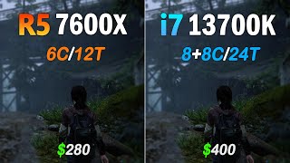 i7 13700K vs Ryzen 5 7600X  Benchmark in 13 Applications and Games [upl. by Husein472]