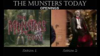 The Munsters Today Seasons 1 and 2 openings comparison [upl. by Torrence]