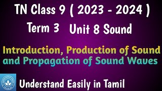 Intro Production of Sound Propagation of Sound Waves Class 9 Science Term 3 Unit 8 Sound [upl. by Inaliel]