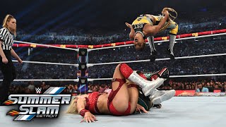 Bianca Belair fights through the pain to hit a stunning 450 splash SummerSlam 2023 Highlights [upl. by Baillie781]