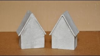 How to make a paper mache house [upl. by Willet882]