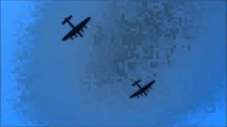 BBMF amp CWHM Lancasters at Henstridge Airfield 23082014 [upl. by Nancee]