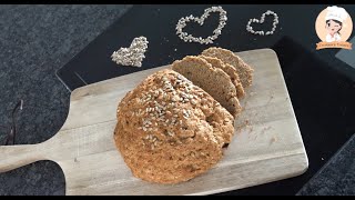 Protein bread with chia sunflower pumpkin seeds [upl. by Nessa802]