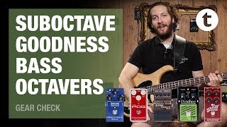 Top 5  Bass Octave Pedals  Demo  Thomann [upl. by Anaerb]