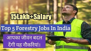 Top 5 Forestry Jobs in India Best forestry jobs in India  forestry jobs  Careerlogy [upl. by Allisurd630]