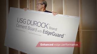 Introducing USG Durock® Brand Cement Board with EdgeGuard™ [upl. by Avir487]