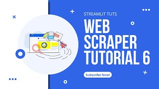 Streamlit Web Scraper  Page Configuration  Complete Streamlit Python Course  Tutorial 6 [upl. by Zitella]