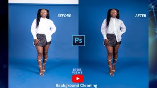 The Easiest Way to Clean Backdrops in Photoshop in 1 Minute [upl. by Ilyse]