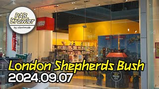 London Shepherds Bush Westfield 20240907  LEGO Store PAB Wall [upl. by Aneen99]