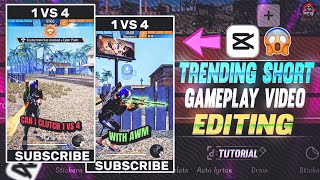 Free Fire Trending Short Gameplay Video Editing Tutorial In Capcut  Sagar Editz 💗 [upl. by Anjali]