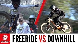 Freerider Vs Downhill Racer [upl. by Devinne530]