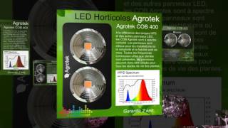 Systèmes LED Horticoles  Gamme AGROTEK COB V2016 [upl. by Doralin]