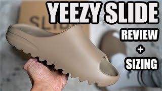 ADIDAS YEEZY SLIDE REVIEW  SIZINGWATCH BEFORE BUYING [upl. by Coriss360]