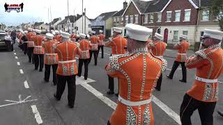 Cookstown Sons of William FB Arriving  Derryloran Boyne Defenders Flute Band Parade 2024 [upl. by Gerri]