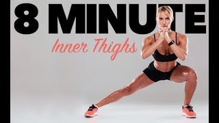 8 Minute Inner Thighs Workout TOTAL INNER THIGH BURN [upl. by Qerat]