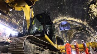 Behind the hoardings Crossrail Connaught Tunnel [upl. by Ailem533]