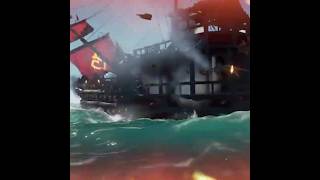 Boarding the Burning Blade seaofthieves seaofthievesclips solosloop worldevent manowar [upl. by Ycnalc]