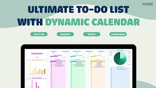 The Secret to Ultimate Productivity 2024 ToDo List amp Dynamic Calendar [upl. by Cimbura398]