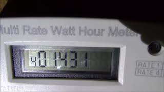 How to Read a UK Dual Rate Electricity Meter [upl. by Eidna]