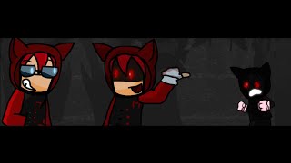 Roasted Cat and Cat exe vs Cat oscuro villain My version  Roasting on a Cartoon Friday [upl. by Eelak]