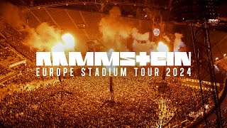 Rammstein  Europe Stadium Tour 2024 Tickets on sale now [upl. by Euqinomod]