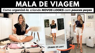 Como fazer a MALA DE VIAGEM criando novos looks com as roupas que já temos no armário [upl. by Baldwin]