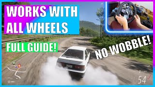 BEST WHEEL SETTINGS FORZA HORIZON 5 UPDATED Indepth Guide 900° Simulation Steering [upl. by Alek358]