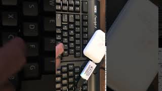 Bluetooth Adapter with Kinesis FreeStyle 2 [upl. by Nwahsiek835]