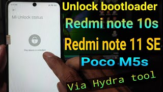 Unlock bootloader redmi note 10s  Ubl Redmi Note 10S Via Hydra tool [upl. by Izaak]