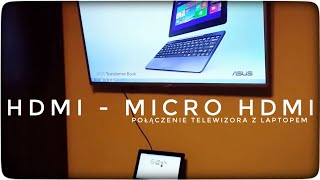 JAK PODŁĄCZYĆ LAPTOP DO TELEWIZORA  ForumWiedzy [upl. by Yorle434]