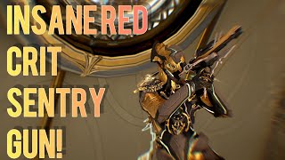 Warframe Knell Prime Build Steel Path 2023 4 forma INSANE RED CRIT SENTRY GUN [upl. by Illil93]