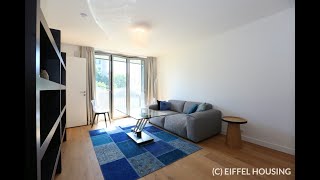 Rue dAuteuil  Paris 16  48 sqm  8 sqm balcony  1BR  furnished [upl. by Ahsiekin590]