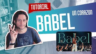 Un Corazón  Babel  piano tutorial con acordes [upl. by Dorina652]