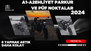 Motorsiklet ehliyeti parkur ve trafikte yapmanız gerekenler  2024  Alanya [upl. by Nnaaihtnyc]