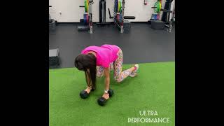 Quadruped Knees Elevated Row [upl. by Anav507]