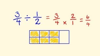 Fractions Division  fast math lesson [upl. by Melnick]