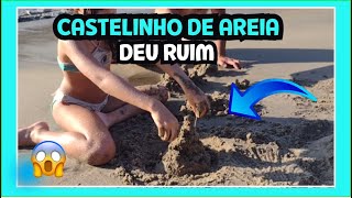 Fazendo Castelinho de Areia na Praia de Boiçucanga [upl. by Freida]