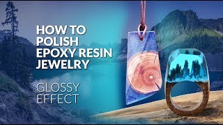 How to polish epoxy resin jewelry [upl. by Koa]