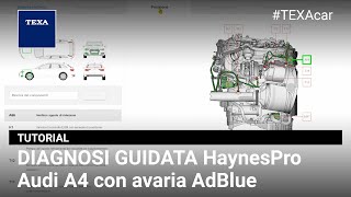 IT  Audi A4 con avaria AdBlue  Risoluzione con quotDiagnosi guidataquot HaynesPro [upl. by Latham]