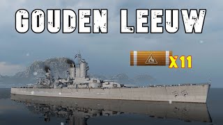 World of WarShips Gouden Leeuw  4 Kills 259K Damage [upl. by Eitsym]