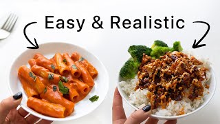 Easy Meals I make all the Time quick vegan amp satisfying [upl. by Ielak]