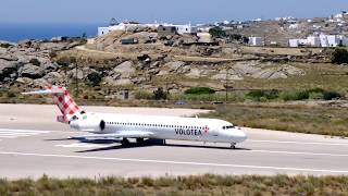 Volotea Take Off Mykonos Airport [upl. by Gillett172]