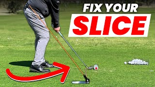 HOW TO STOP SLICING THE GOLF BALL [upl. by Dubenko207]