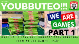 Another Massive La Leggenda Subbuteo Team Unboxing From We Are Games PART 1 Youbbuteo [upl. by Adan]