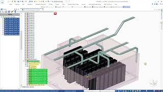 Solid Edge HVAC Airduct and Cable Tray presentation [upl. by Notterb804]